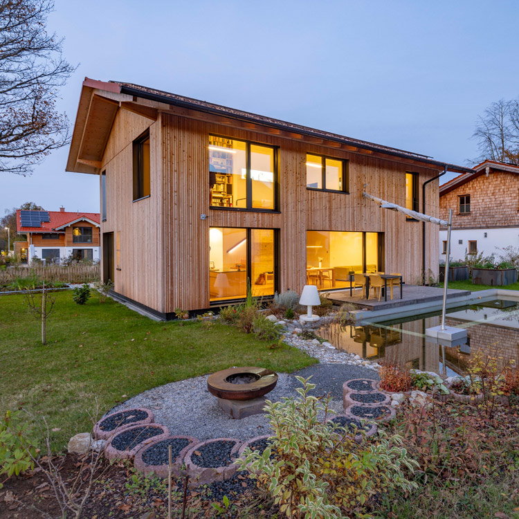 Holzhaus EFH in Siegsdorf im Chiemgau